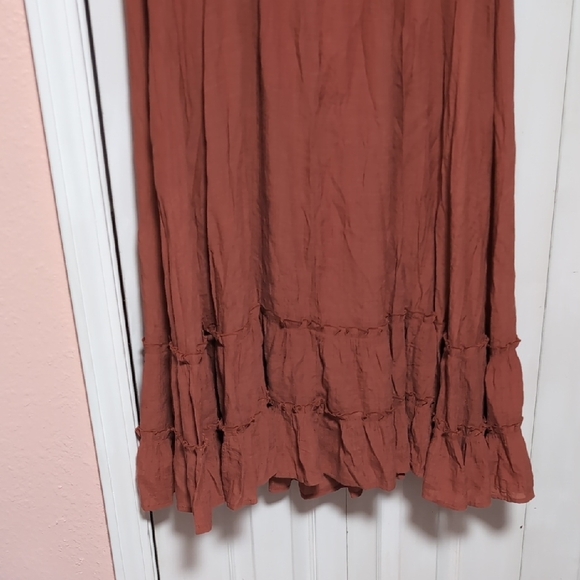 ARULA Terracotta Maxi Dress - Picture 7 of 7